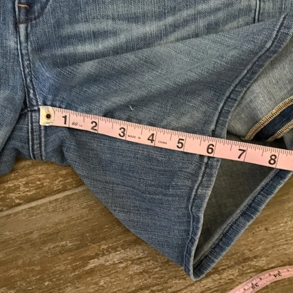 Pilcro And The Letterpress Denim Shorts Size 28 - Picture 7 of 9